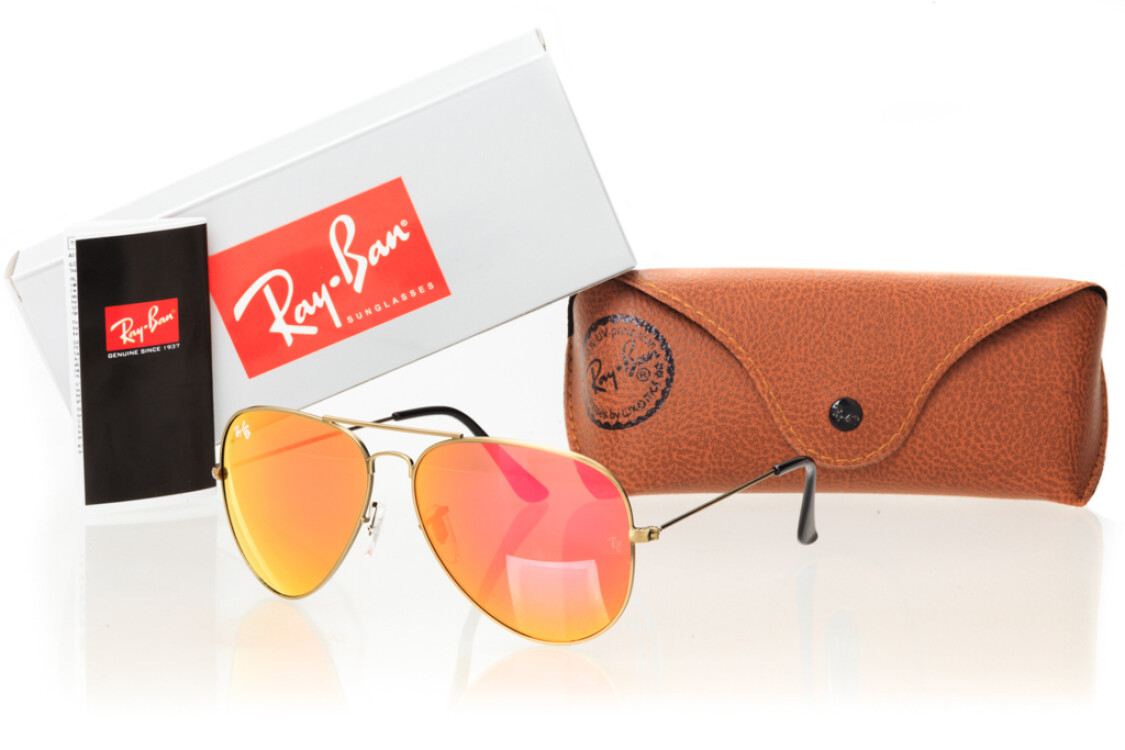 Ray Ban Оригиналы Модель 3026D-pink-bronze