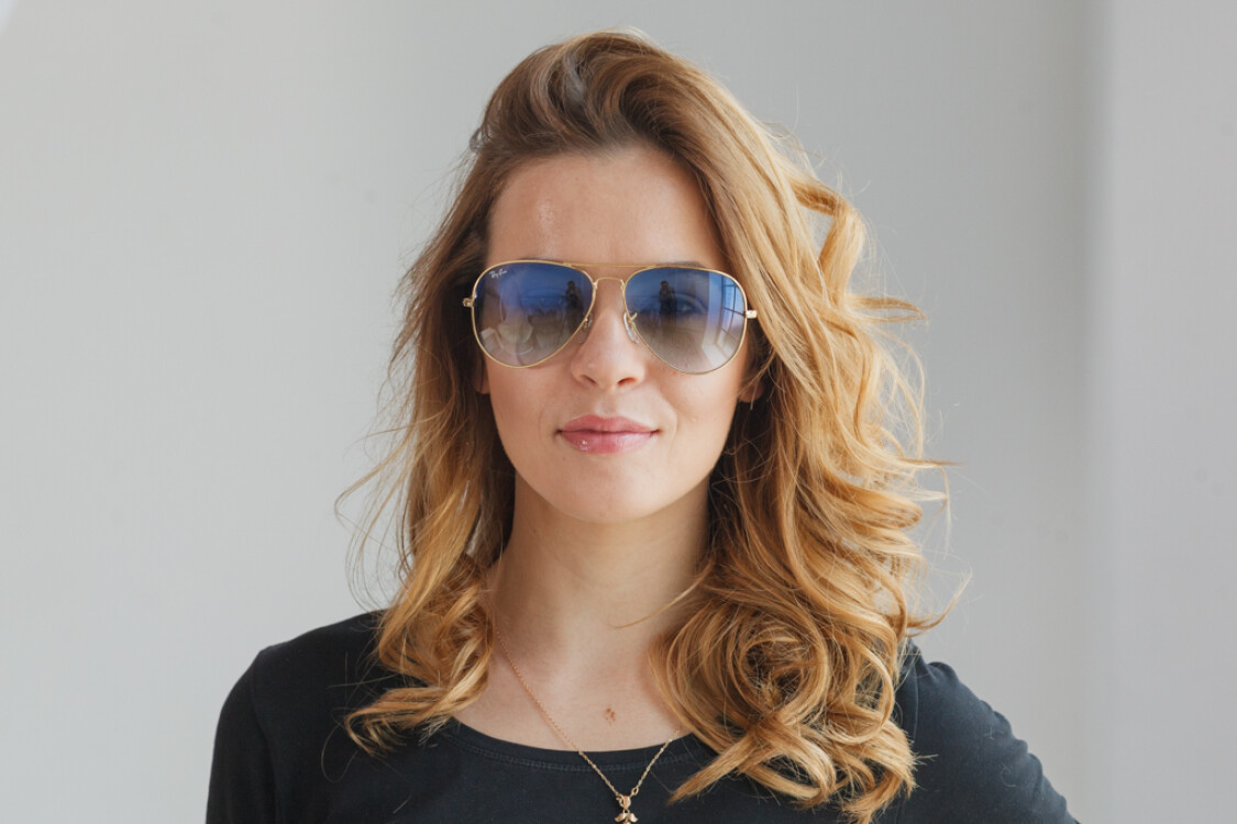 Ray Ban Оригиналы Модель 3026blue-g