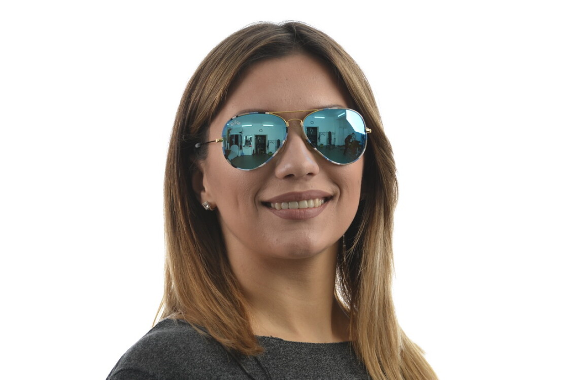 Ray Ban Оригиналы Модель 3026haki-blue