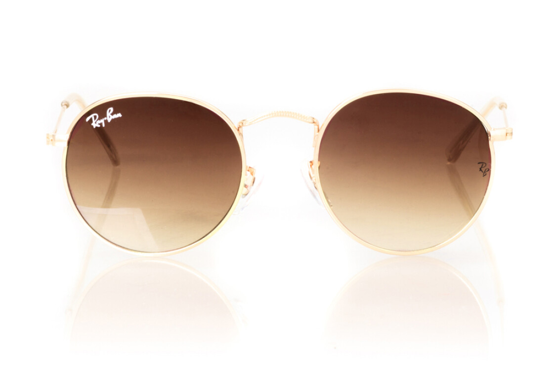 Ray Ban Круглые Модель 3447d-brown