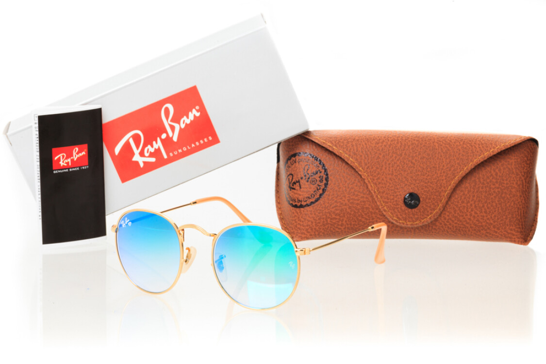 Ray Ban Круглые Модель 3447jungle-gold