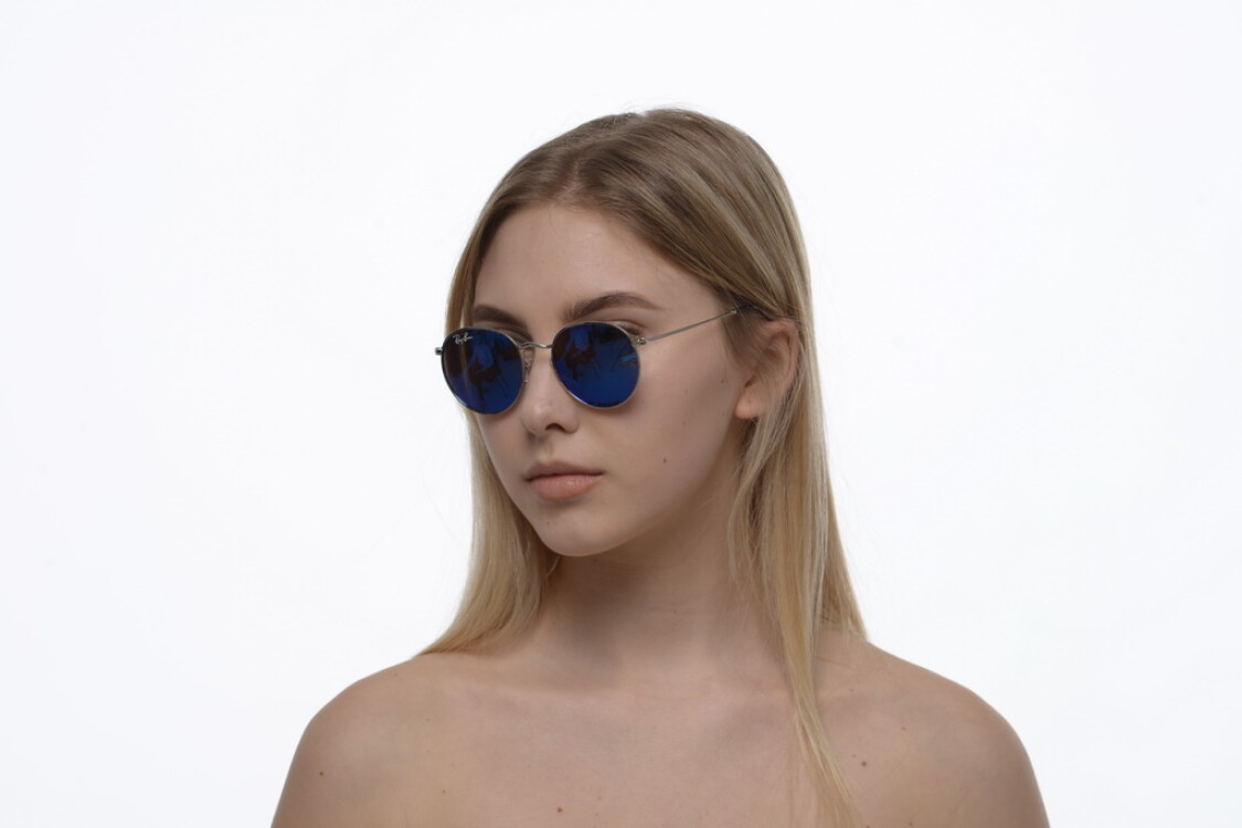 Ray Ban Круглые Модель 6002-blue