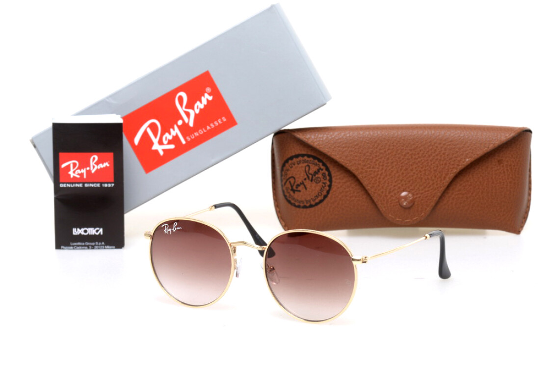 Ray Ban Круглые Модель 6002-brown