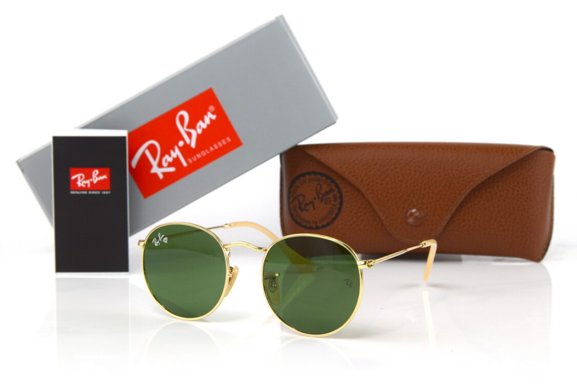 Окуляри Ray Ban Круглі Модель 3447-green-g