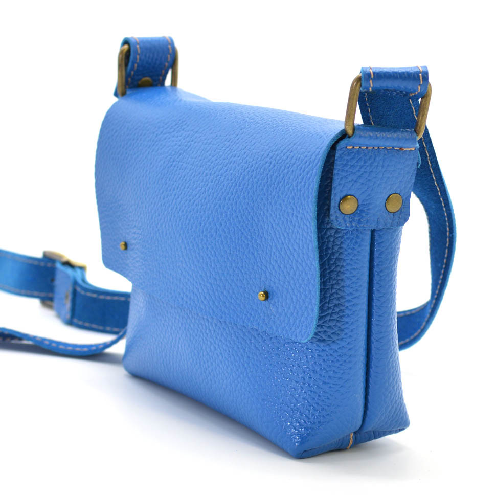 Невелика жіноча сумка через плече TARWA FK-8077-3md синя