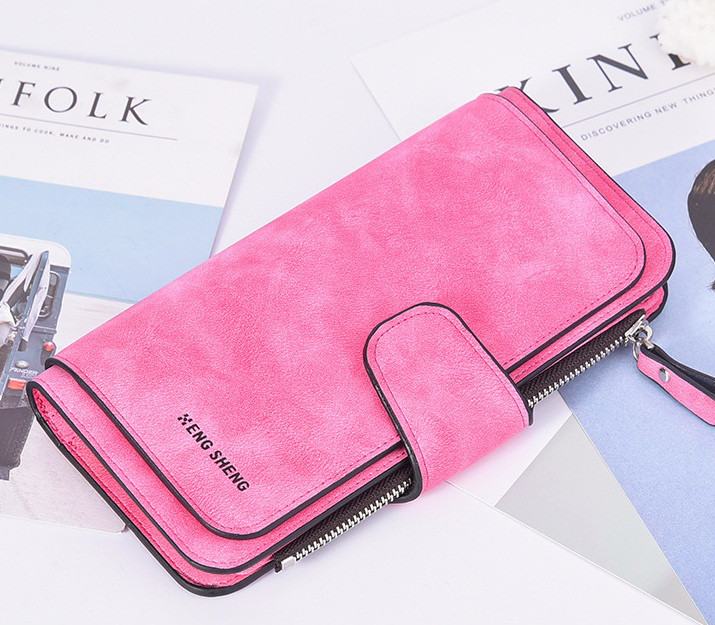 Жіночий гаманець клатч EngSheng Forever (Яскраво-рожевий)