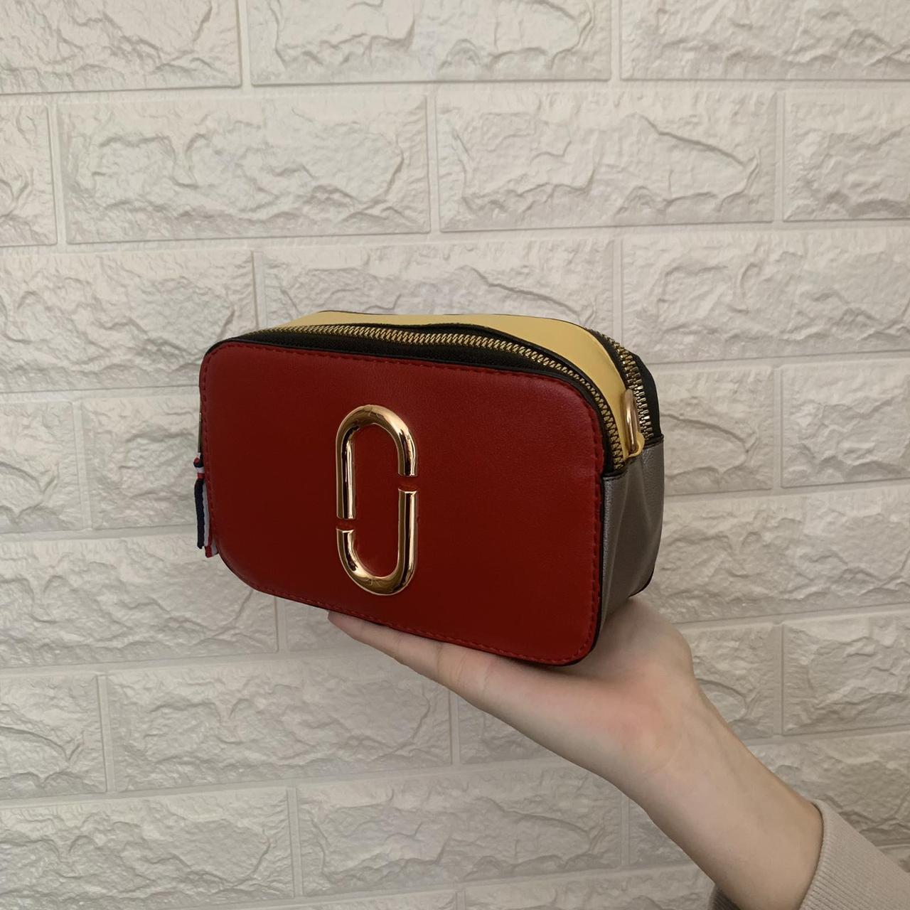 Жіноча міні-сумочка клатч з екошкіри (Червона)