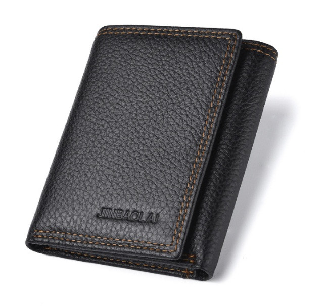Чоловічий шкіряний гаманець-портмоне з натуральної шкіри