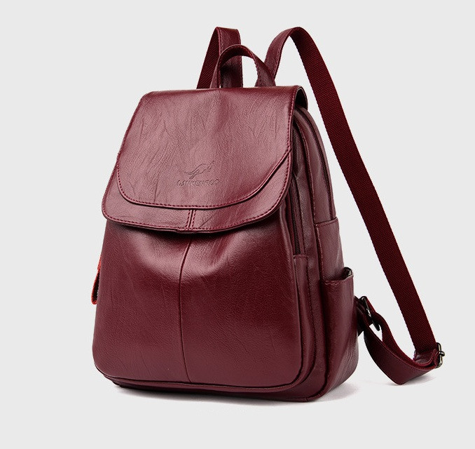 Жіночий міський рюкзак Кенгуру прогулянковий невеликий рюкзачок для дівчат Червоний