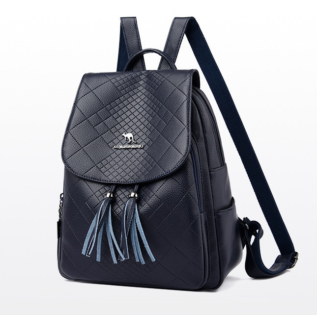 Модний жіночий рюкзак Кенгуру, стильний рюкзачок для дівчат Синій