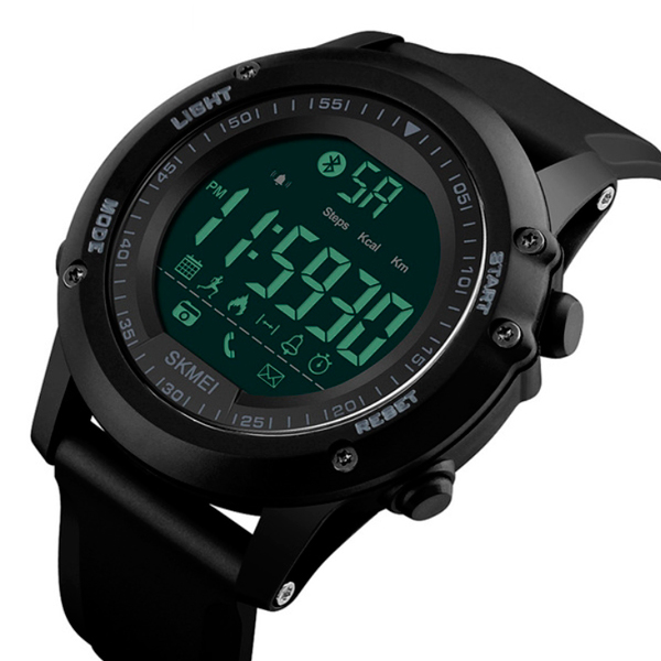 Чоловічий годинник наручний електронний Skmei Dynamic 1321 Чорний