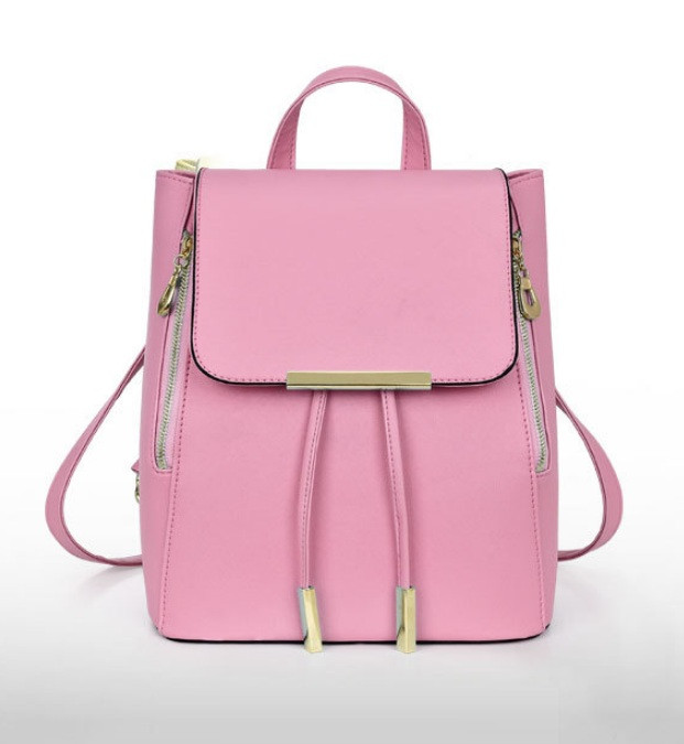Якісний жіночий рюкзак Рожевий