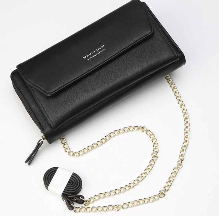Жіночий клатч-сумочка, стильна сумочка для дівчинки Baellery Чорний
