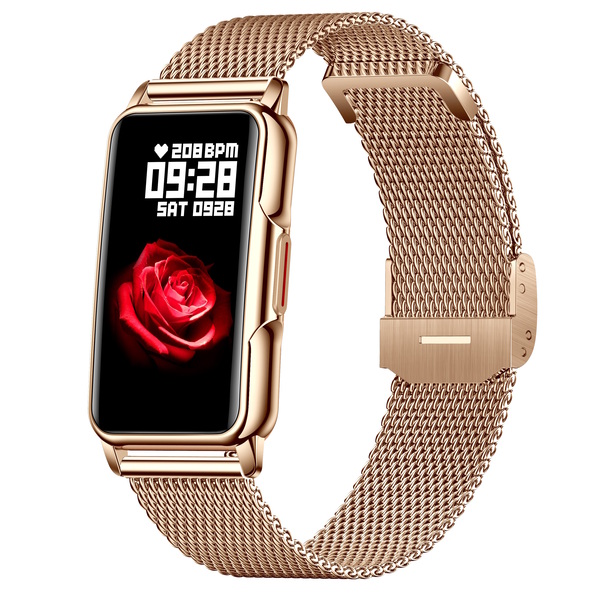 Жіночий смарт-годинник  золотистий стильний  Smart Mioband Nano+ Gold