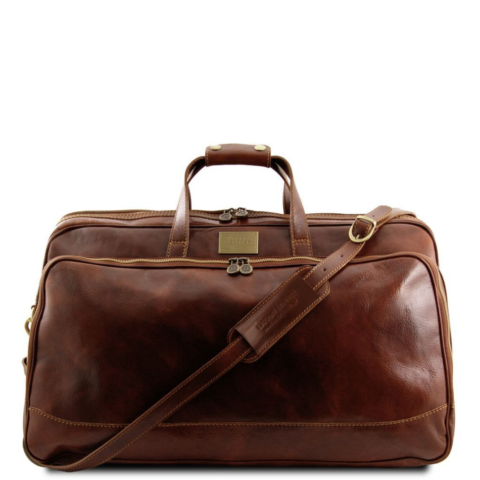 Шкіряна дорожня сумка на колесах - Малий розмір Tuscany Leather Bora Bora TL3065