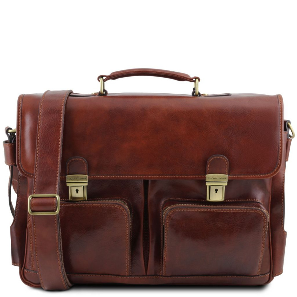 Чоловічий портфель сумка з передніми кишенями Ventimiglia Tuscany TL142069