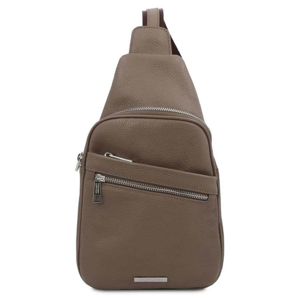 Рюкзак на одне плече з мякої шкіри Tuscany Leather TL142022, рюкзак слінг