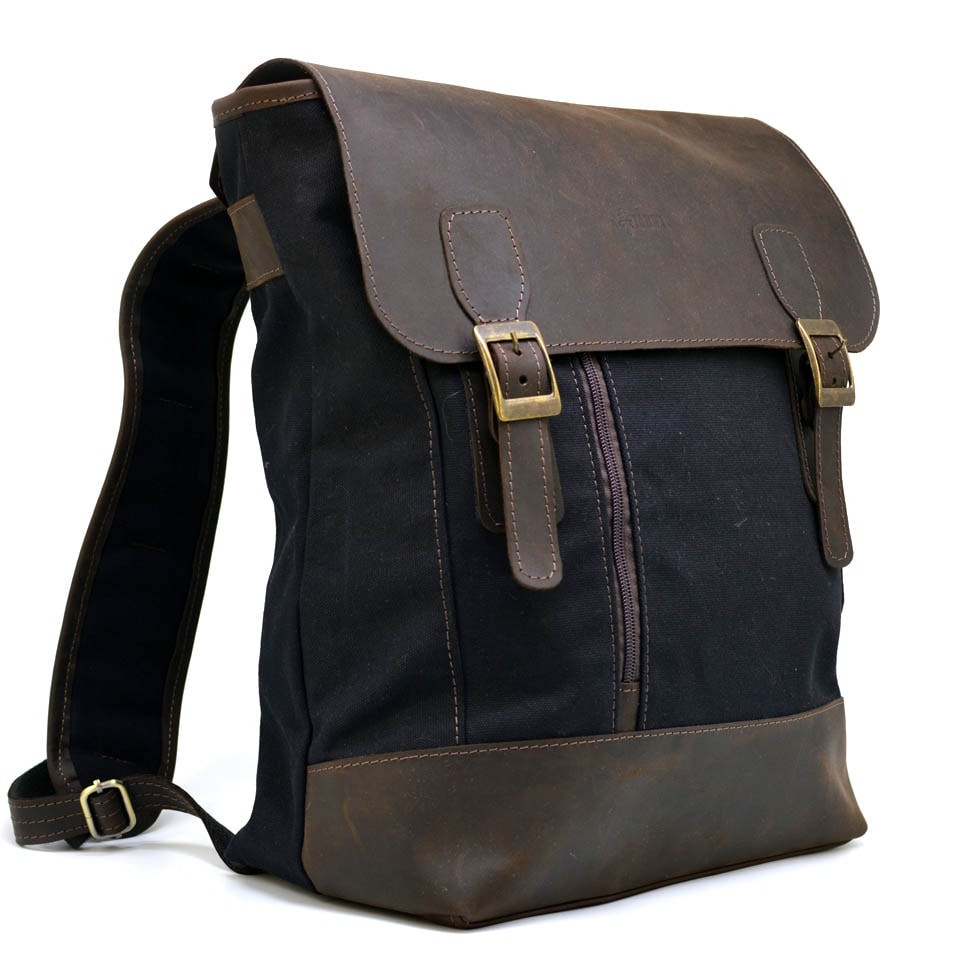Рюкзак для ноутбука з канвасу та шкіри RGС-3880-3md від TARWA