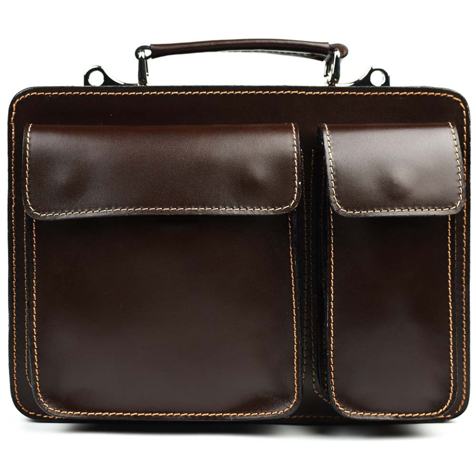 Жіночий шкіряний портфель Firenze FR7007C коричневий