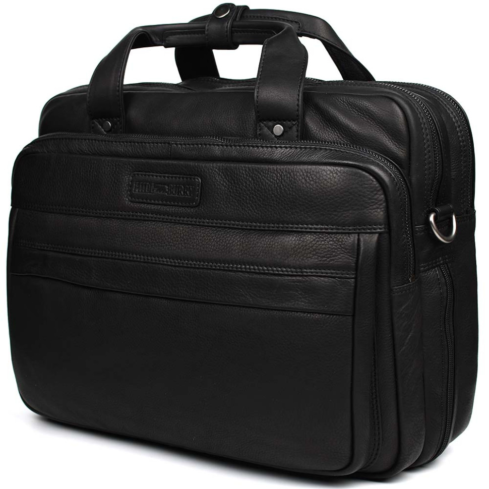 Велика сумка для ноутбука 17 дюймів Hill Burry HB4075A чорна