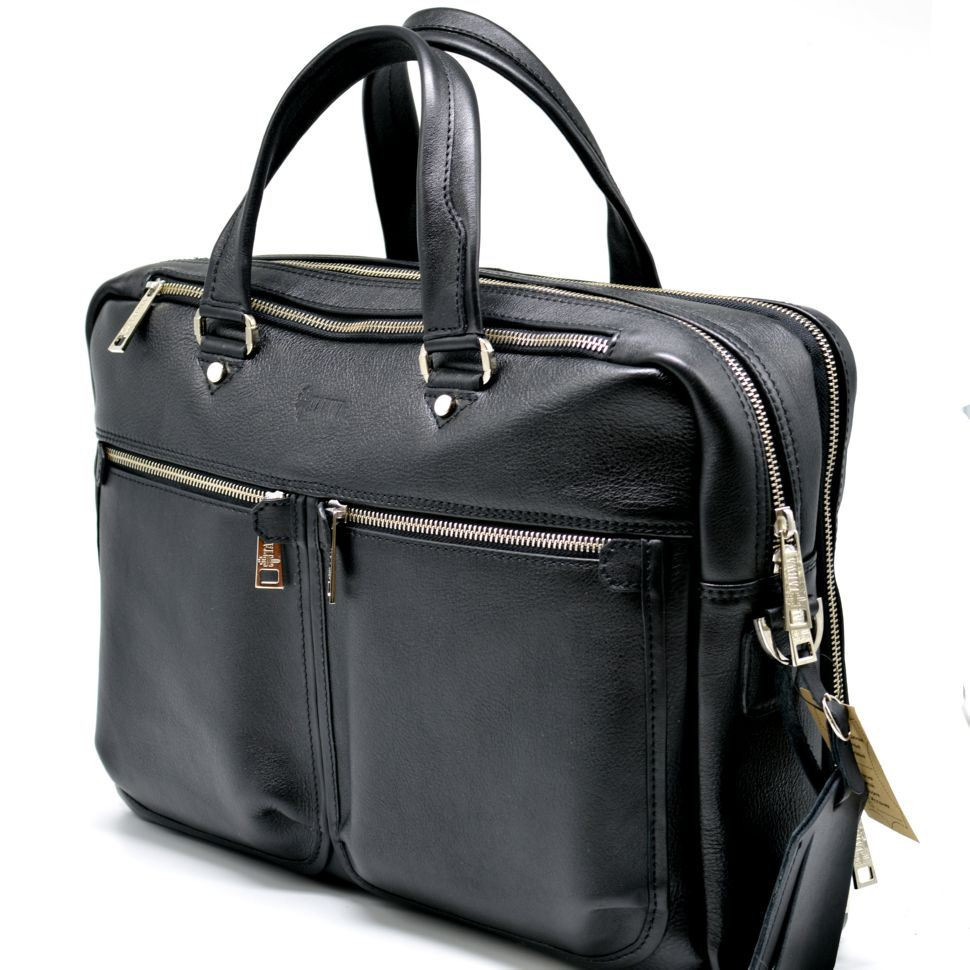 Чоловіча сумка для документів і ноутбука з натуральної шкіри TARWA, TA-4664-4lx