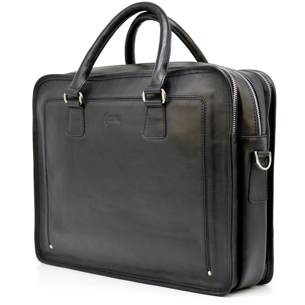 Ділова сумка-портфель з натуральної шкіри TA-4666-4lx TARWA