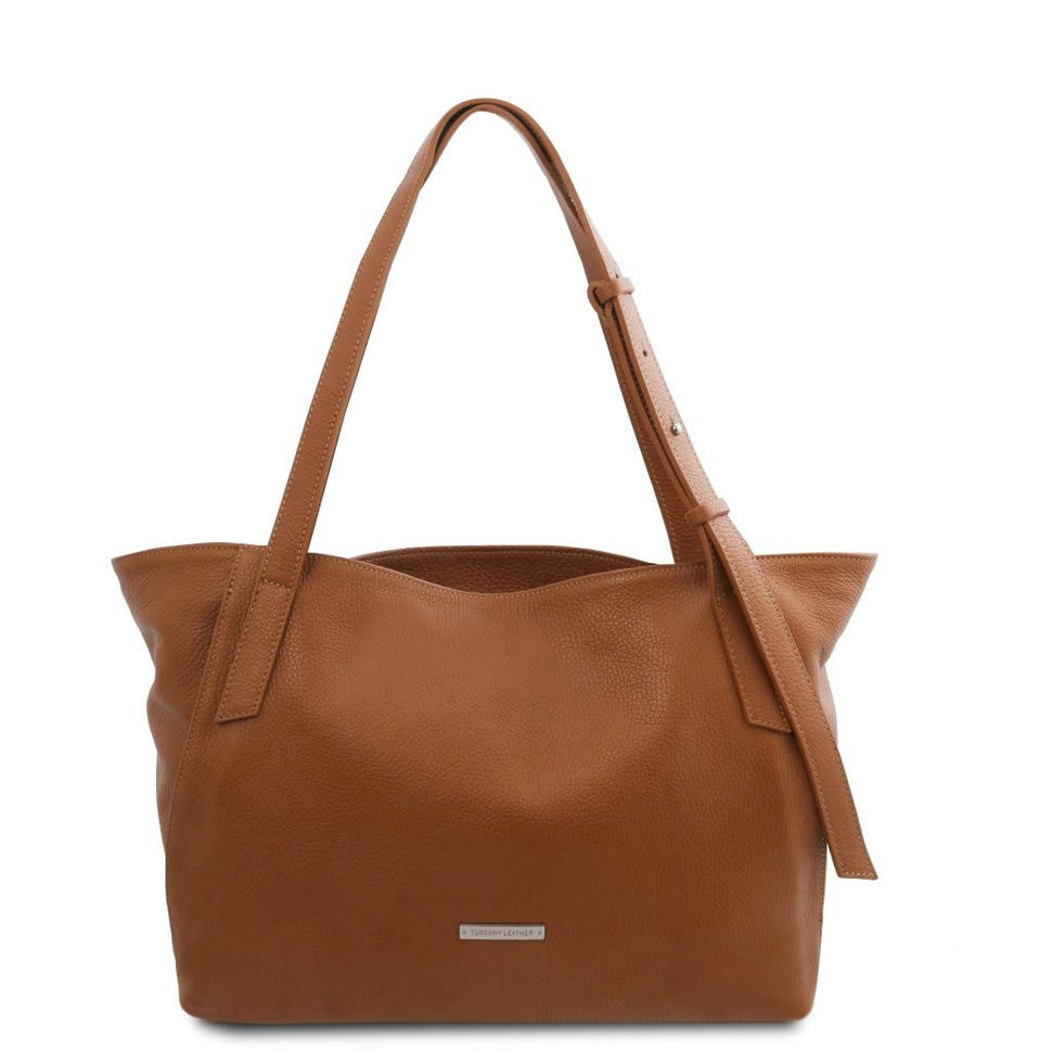 Мяка шкіряна сумка жіноча шоппер Tuscany TL142230