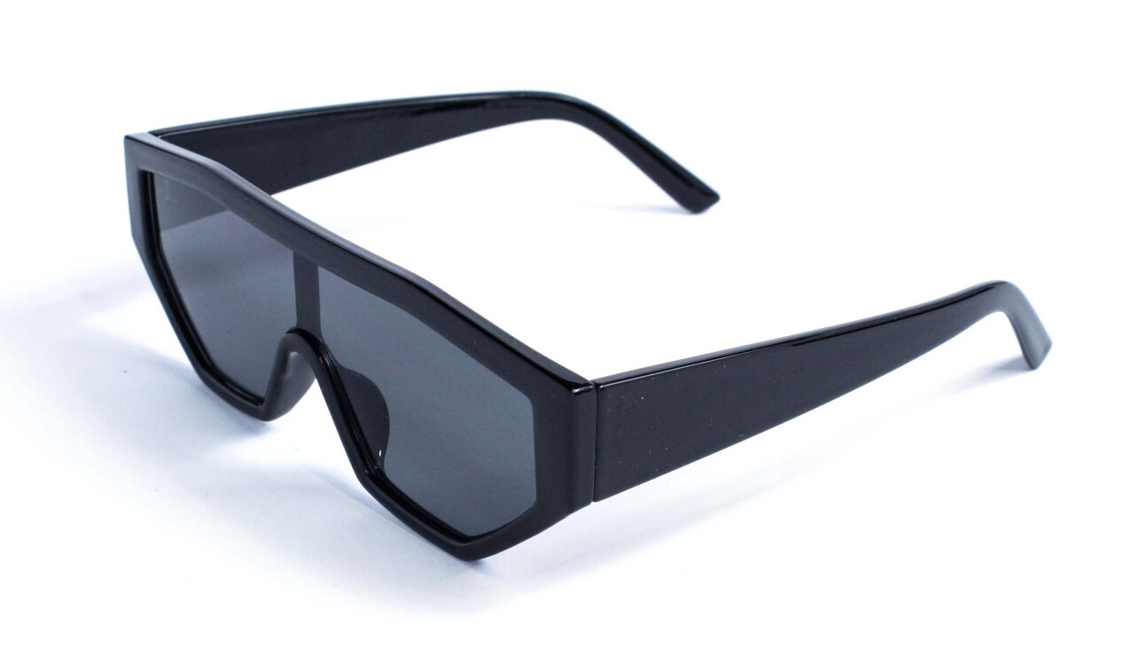 Великі окуляри від сонця чорного кольору Модель m313-bl