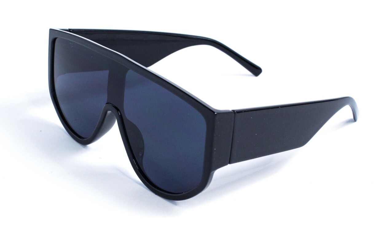 Великі окуляри від сонця чорного кольору Модель 9095-bl