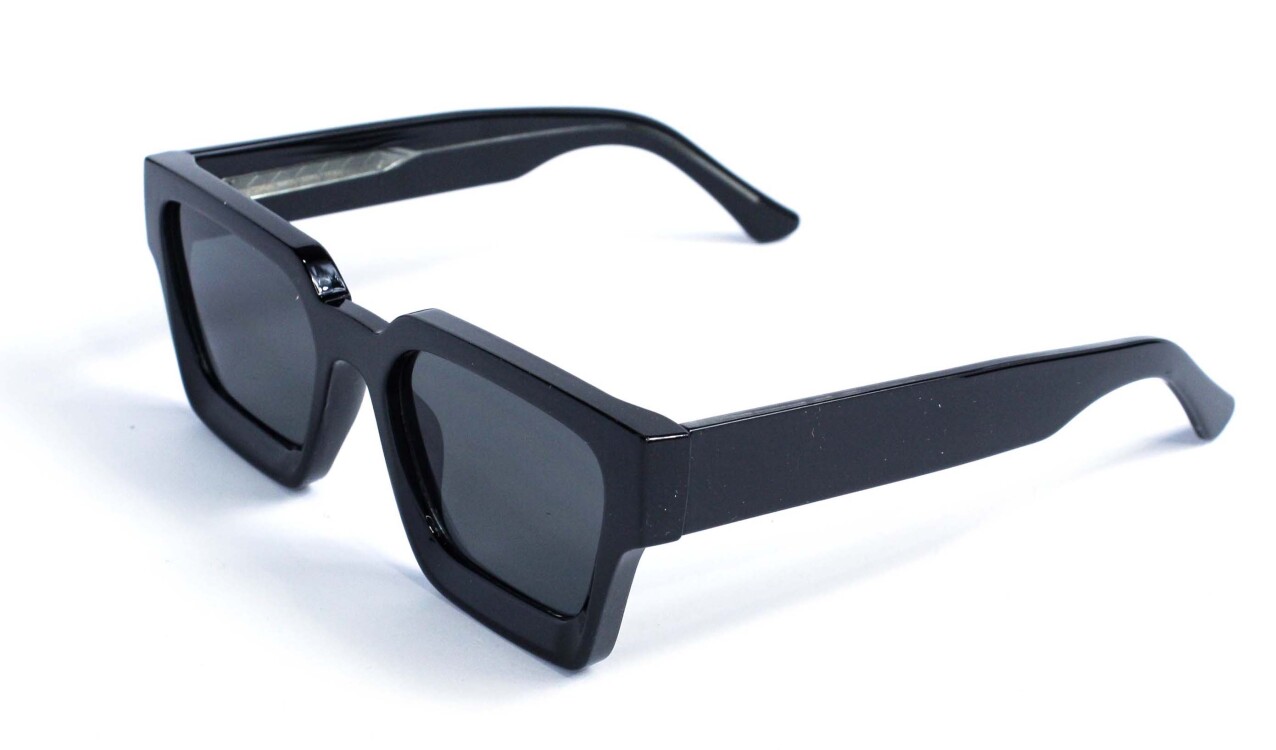 Квадратні окуляри від сонця чорні трендові Модель 8837-c1