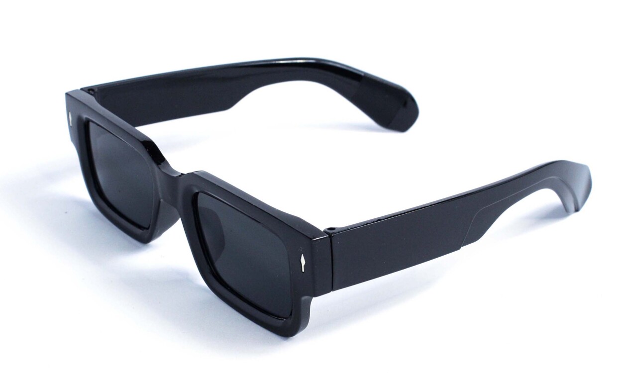 Квадратні окуляри від сонця чорні Модель 5539-bl-bl