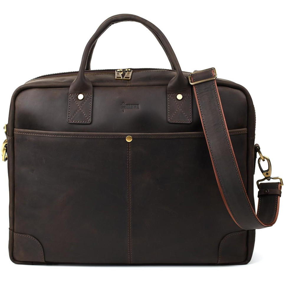 Чоловіча сумка для ноутбука 17 дюймів RC-0458-4lx TARWA коричнева