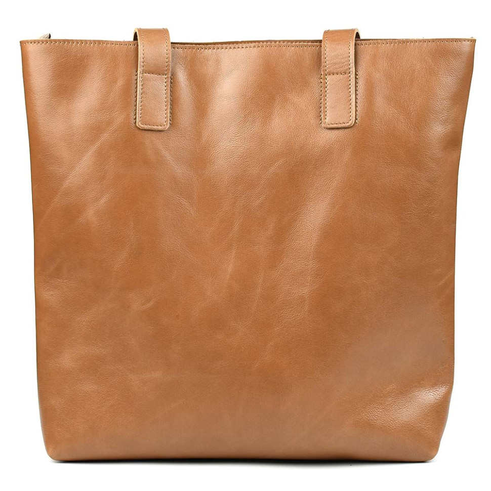 Жіноча сумка шоппер шкіра Алькор Limary lim-3440GS карамель