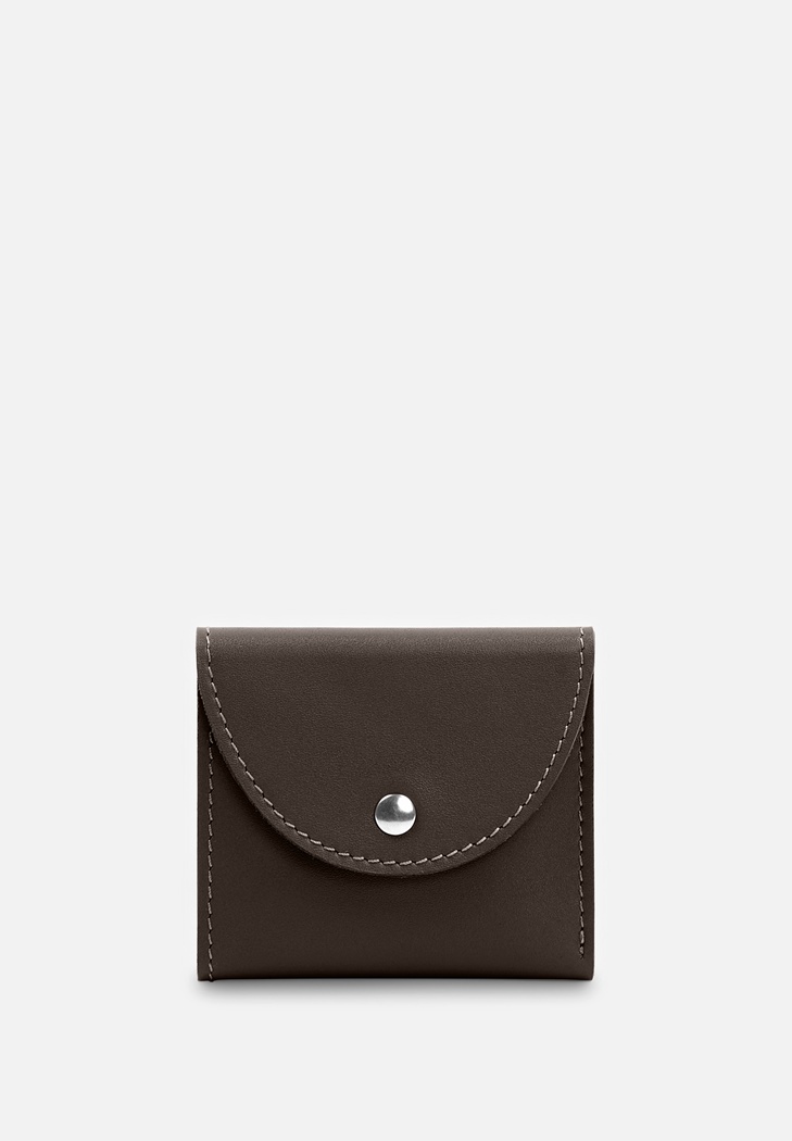 Шкіряний гаманець 2.2 темно-коричневий