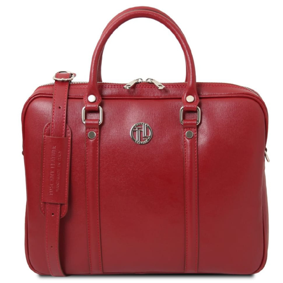 Ексклюзивний портфель для ноутбука із сапянової шкіри Prato Tuscany TL142453