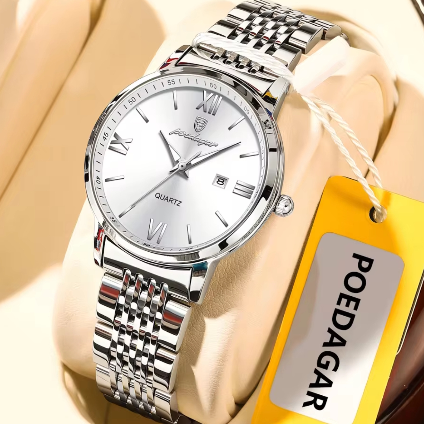 Жіночий годинник срібний Poedagar Passion