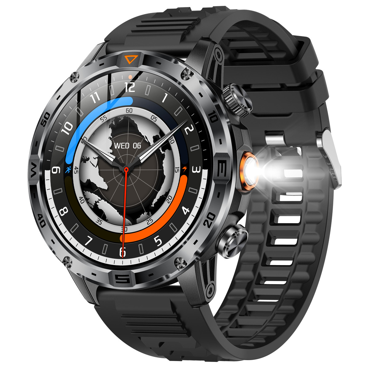 Годинник чоловічий Smart Fire Rubber з компасом