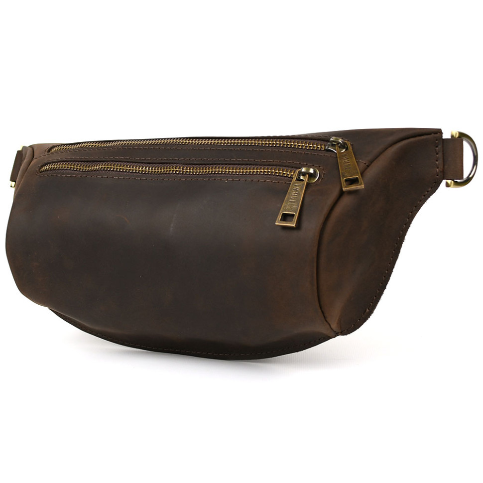 Сумка бананка в розмірі L TARWA RC-3106-3lx коричнева 3 відділення