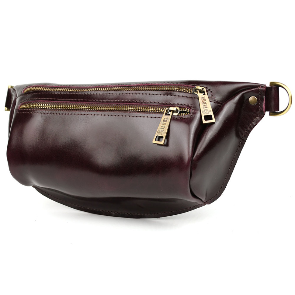 Сумка бананка в розмірі L TARWA GM-3106-3lx 3 відділення бордо