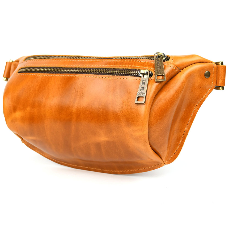 Сумка бананка в розмірі L TARWA GY-3106-3lx 3 відділення руда