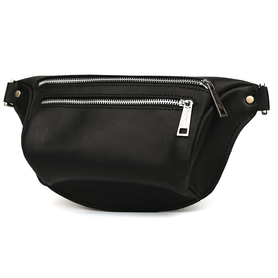 Напоясна сумка бананка в розмірі TARWA RA-3105-2lx чорна 2 відділення