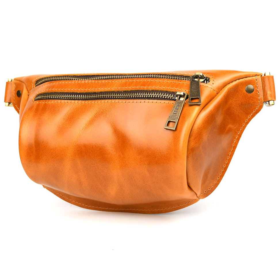 Сумка напоясна бананка в розмірі М TARWA GY-3105-2lx 2 відділення руда