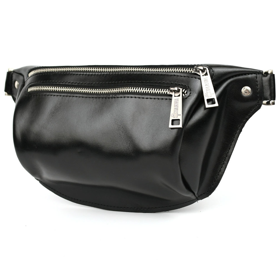 Сумка бананка в розмірі М TARWA GAlc-3105-2lx 2 відділення чорна