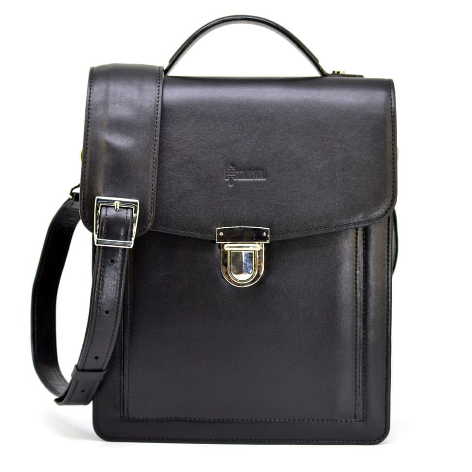 Барсетка каркасна, чоловічий клатч TARWA GA-1424 середня