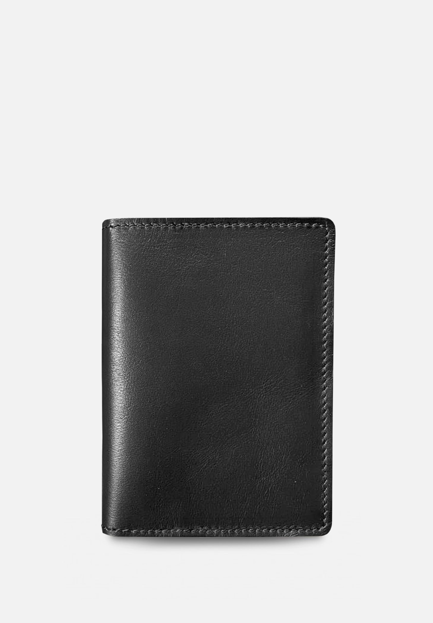 Шкіряна обкладинка-органайзер для документів 1.0 Wings Чорна