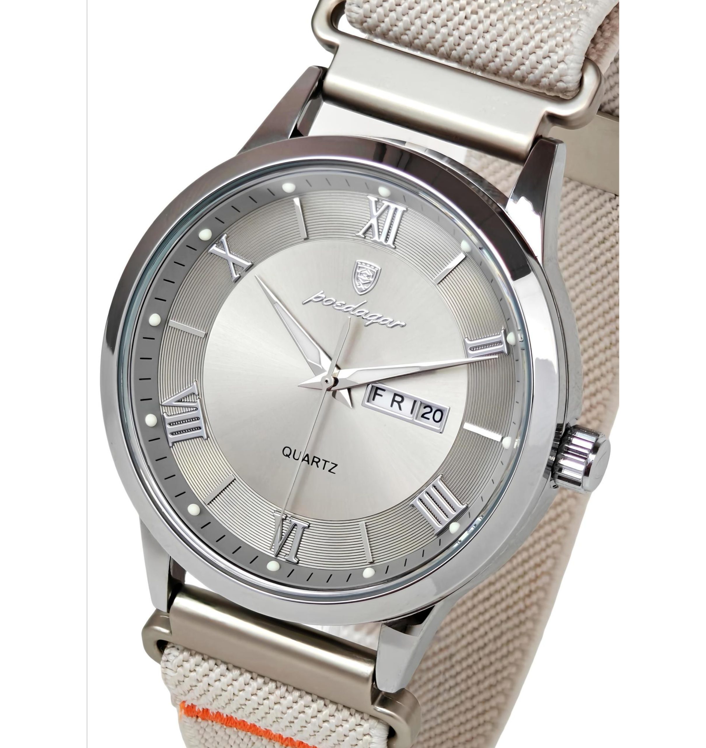 Poedagar Berlin Nylon Creamy, 2 ремінці