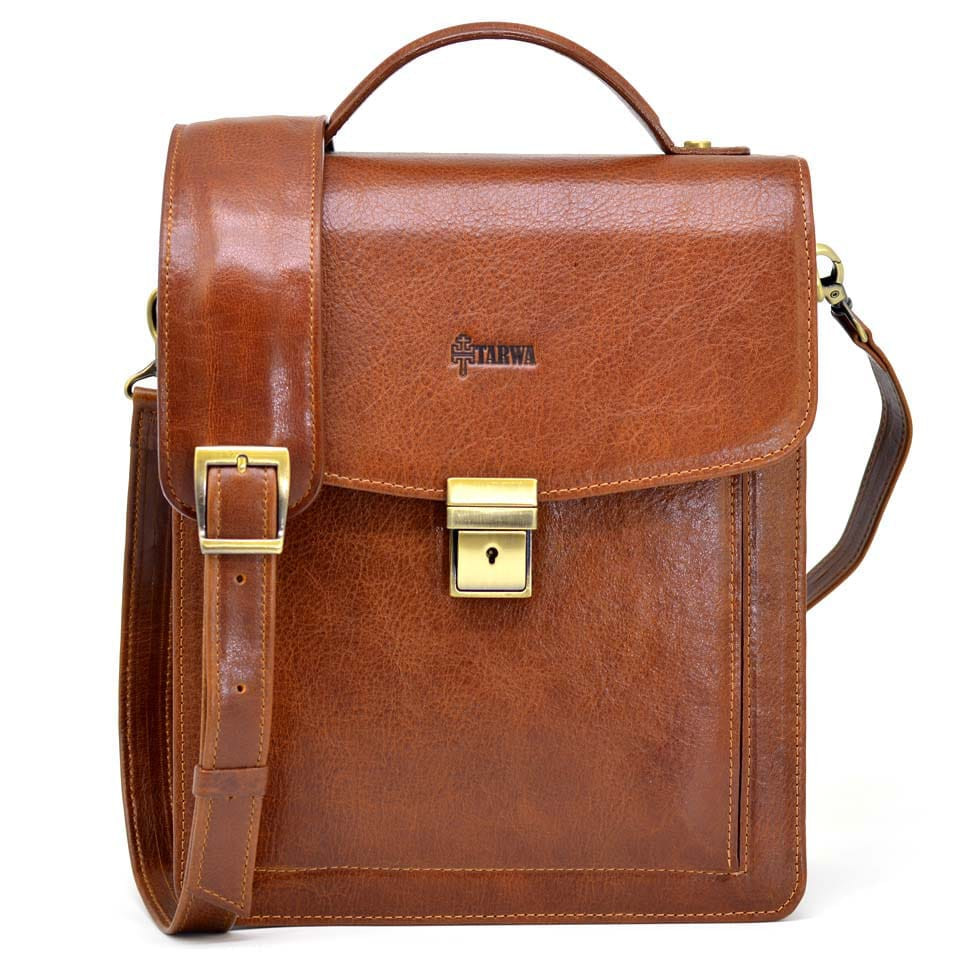 Барсетка шкіряна, чоловічий клатч TARWA GB-1424-4lx середня