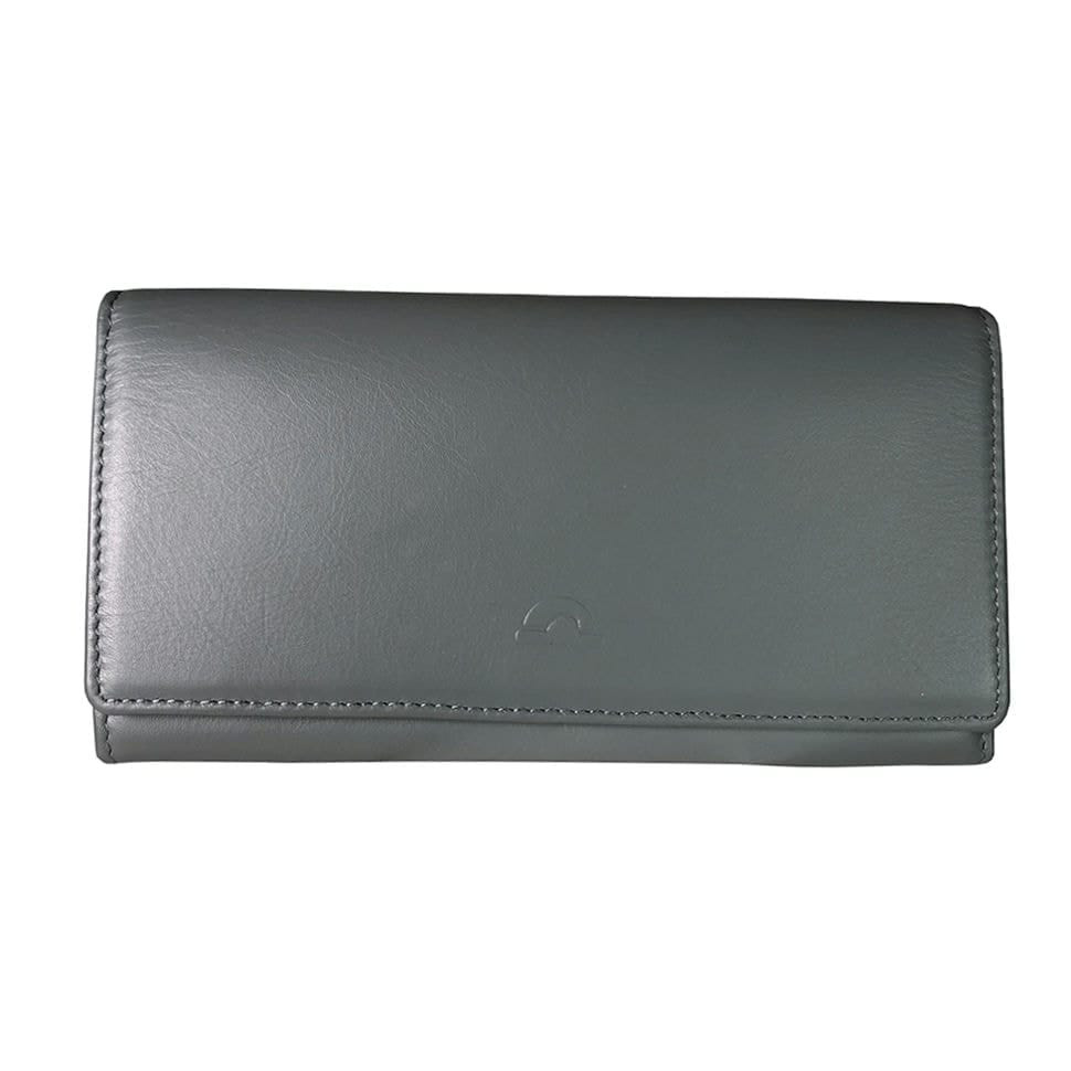 Шкіряне портмоне New Rainbow 3435 grigio сірий