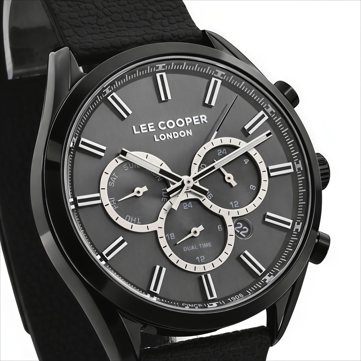 Lee Cooper England Midnight Black, 2 ремінці