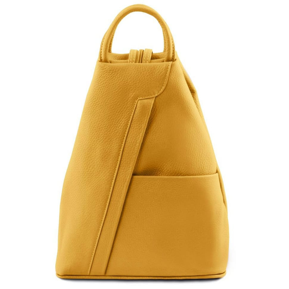 Шкіряний мякий італійський рюкзак TL141881 Shanghai Tuscany